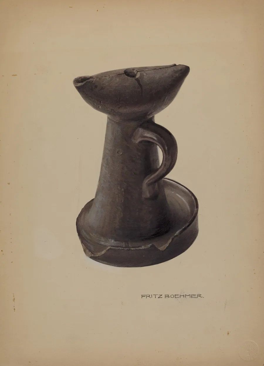 Lamp by Fritz Boehmer