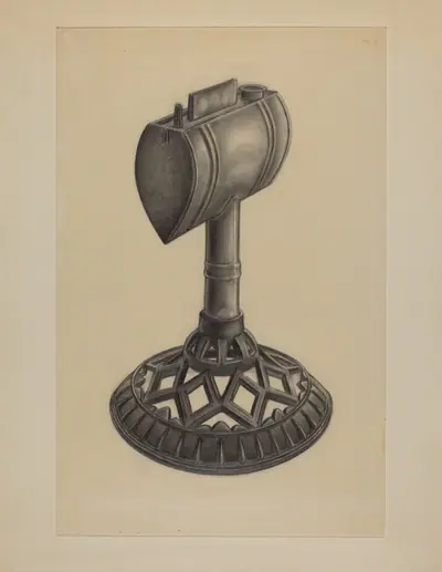 Lard Oil Lamp