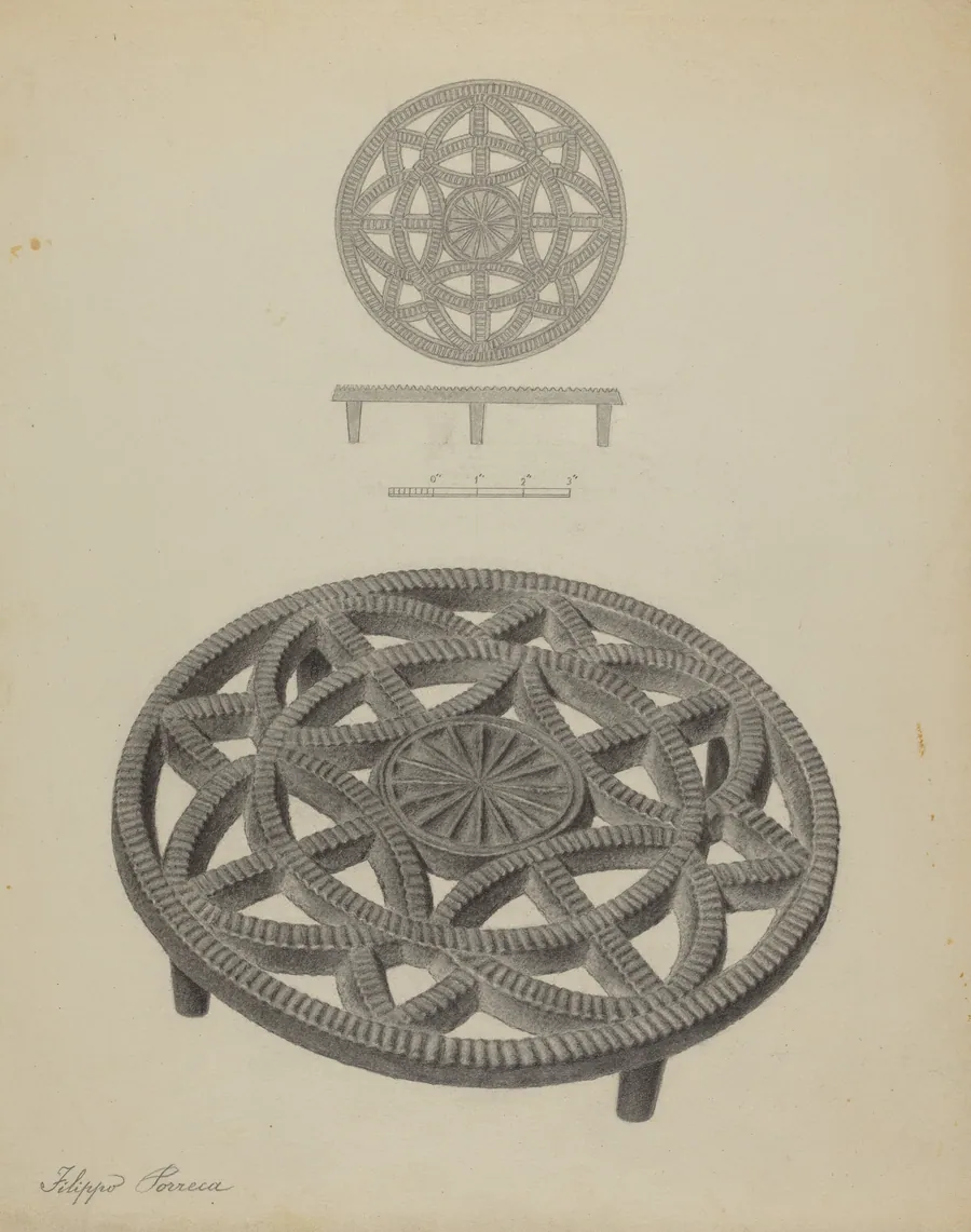 Pa. German Trivet by Filippo Porreca