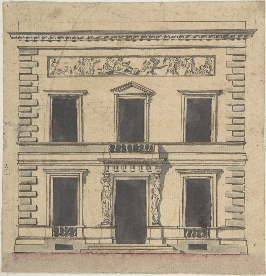 Design for a Stage Set by Claude Nicolas Ledoux