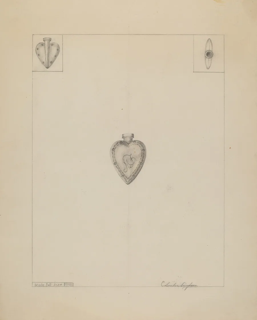 Silver Knitting Shield by Columbus Simpson