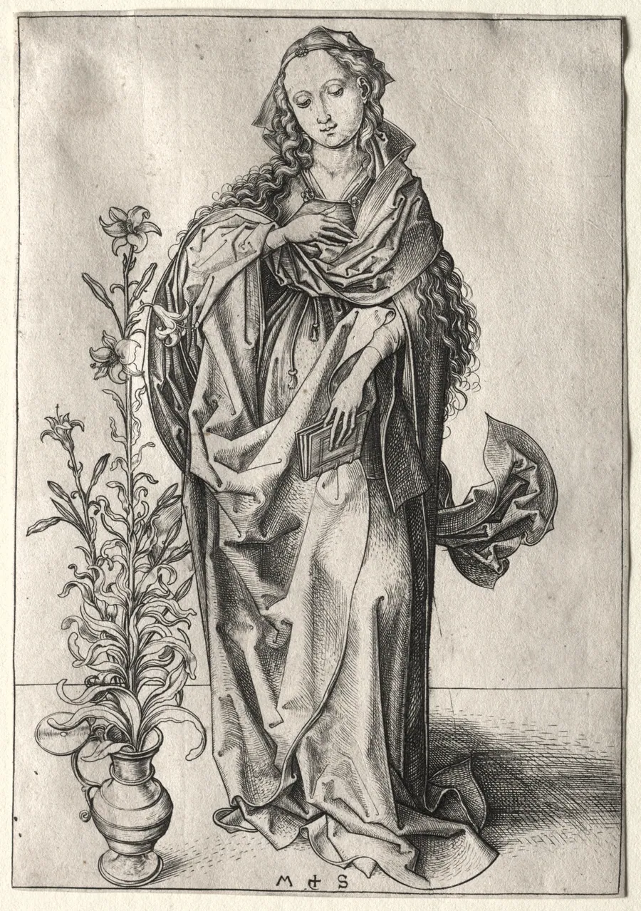 The Virgin of the Annunciation by Martin Schongauer