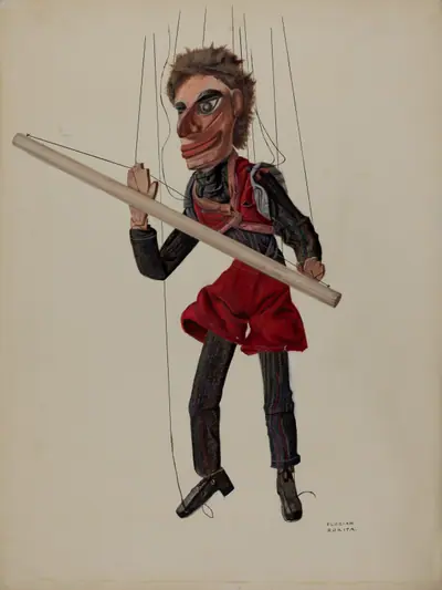 Tight-rope Walker Marionette