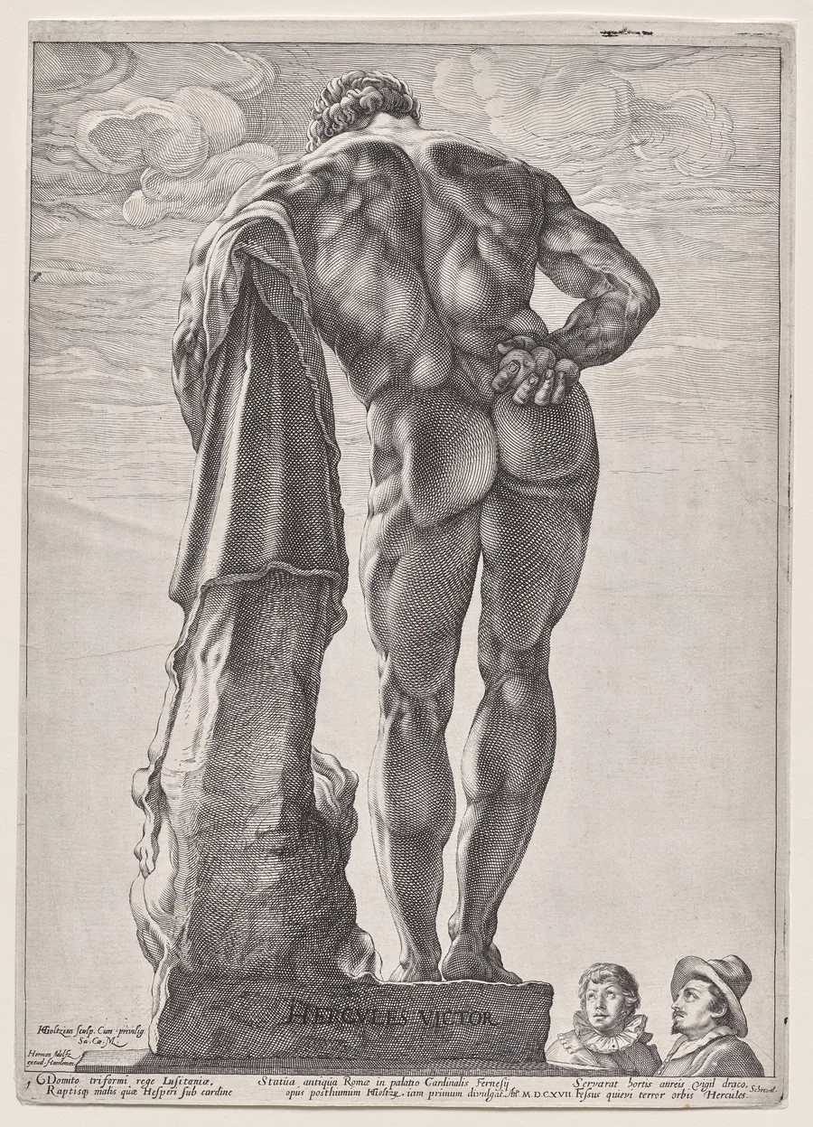 The Farnesian Hercules by Hendrick Goltzius