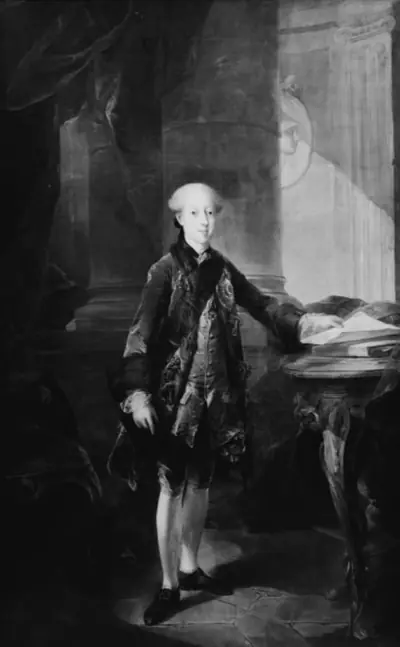 Portræt af Christian VII som kronprins