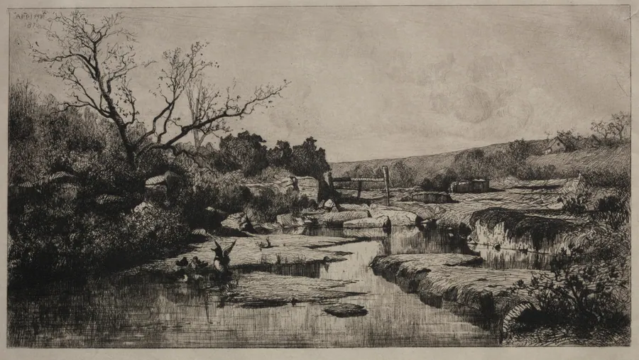 Source of the Albarine by Adolphe Appian