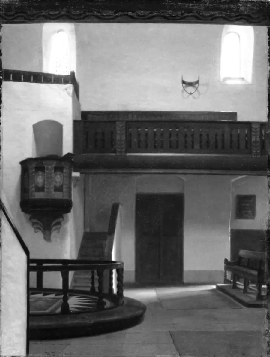 Interiør fra Immanuelskirken by Karl Jensen