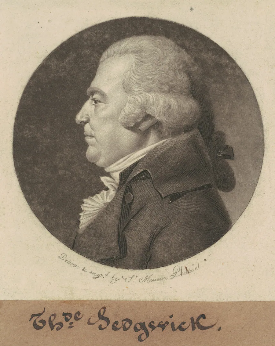 Theodore Sedgwick by Charles B. J. Févret de Saint-Mémin