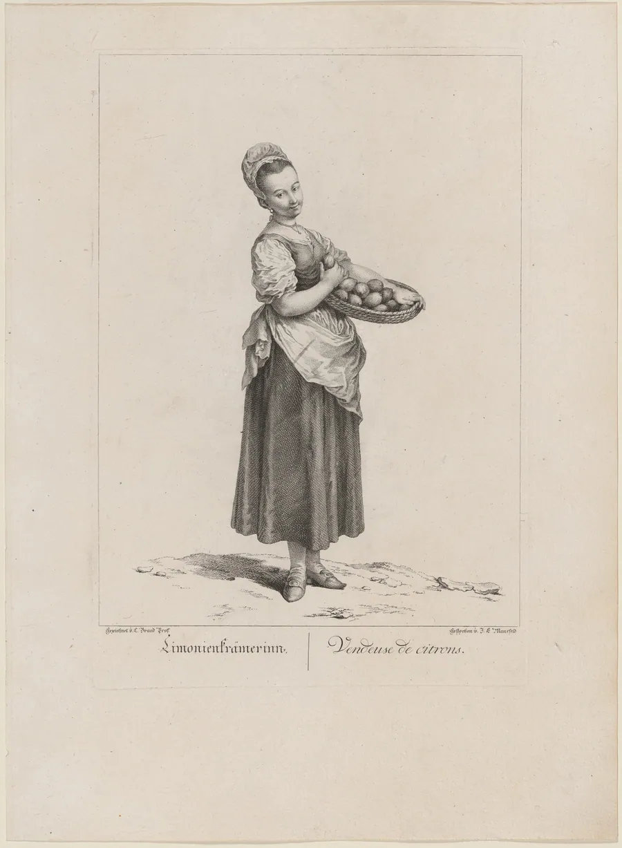 Limonienkrämerinn (Lemon Seller) by Johann Georg Mansfeld