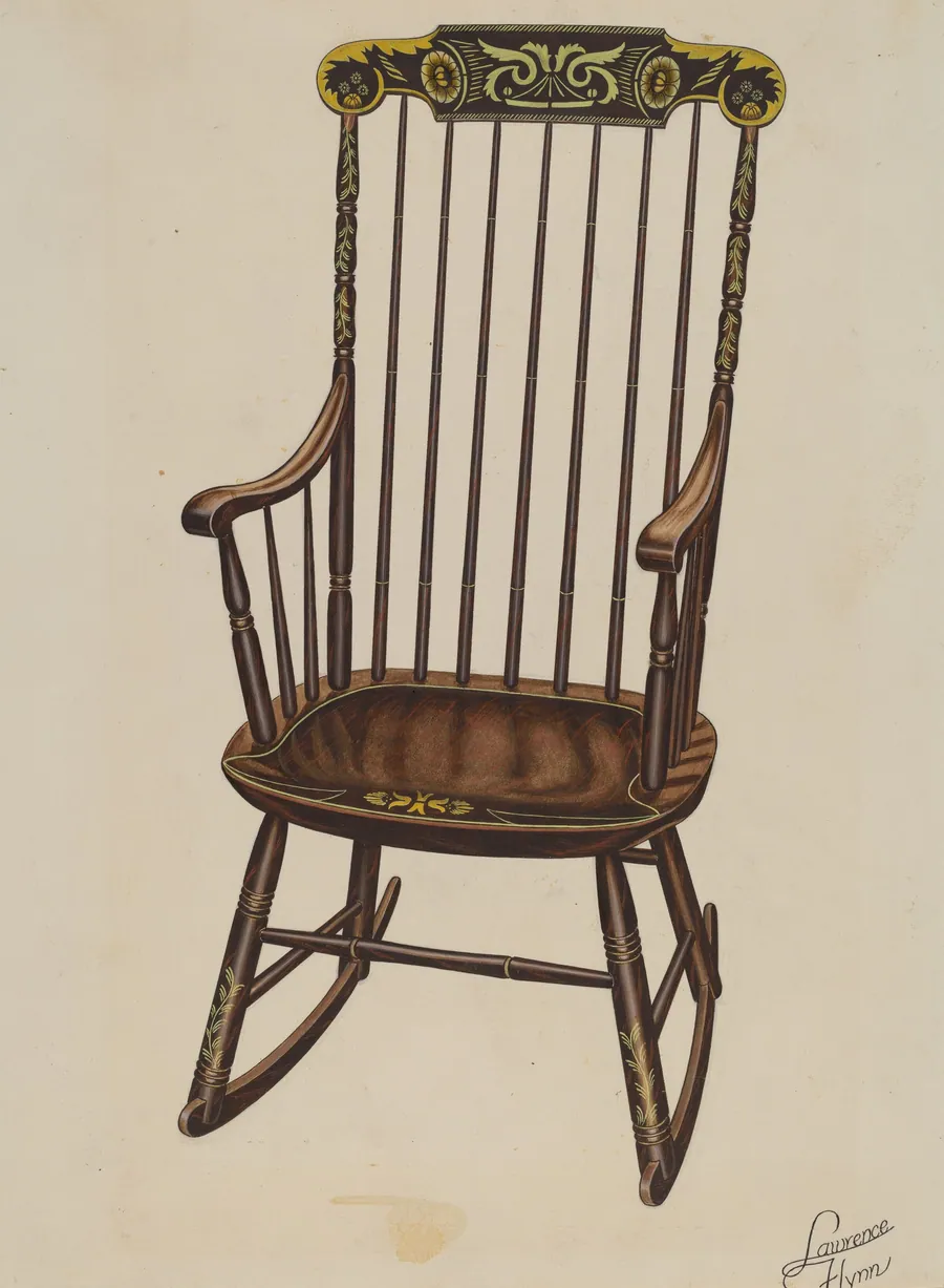 Hitchcock Rocker by Lawrence Flynn