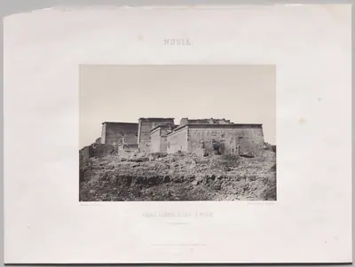 Grand Temple D’Isis, à Philoe (vue générale prise du nord), Nubie
