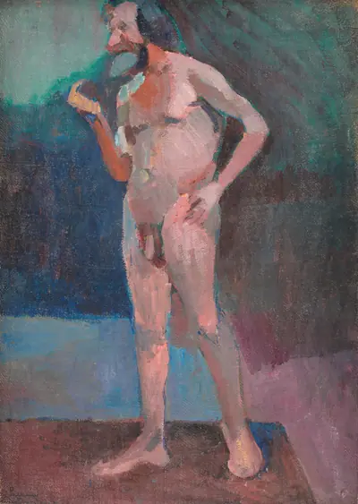 Stående mandlig model