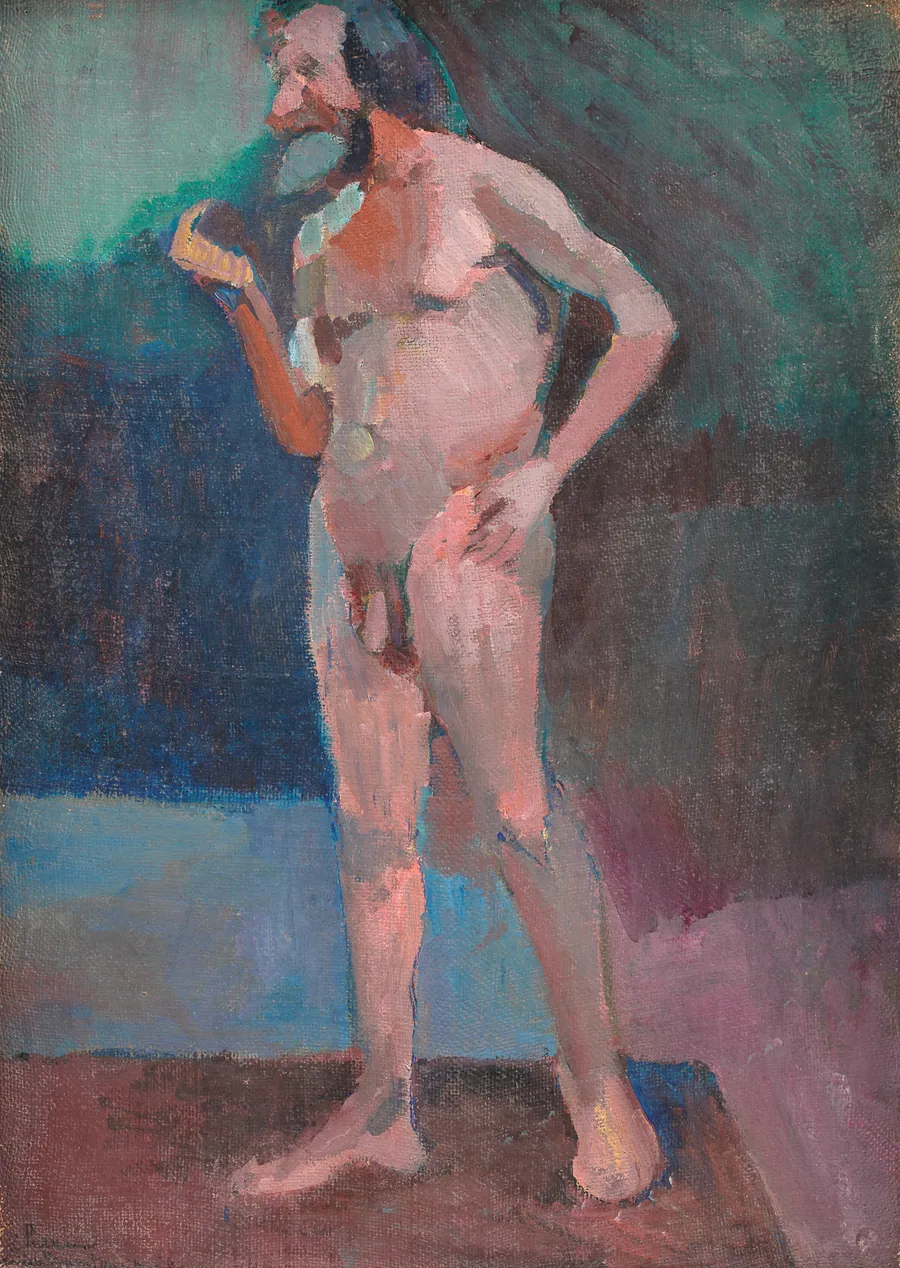 Stående mandlig model by Henri Matisse