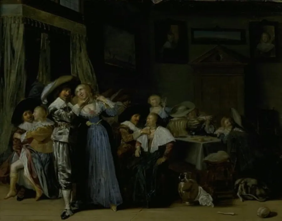 Lystigt selskab by Dirck Hals