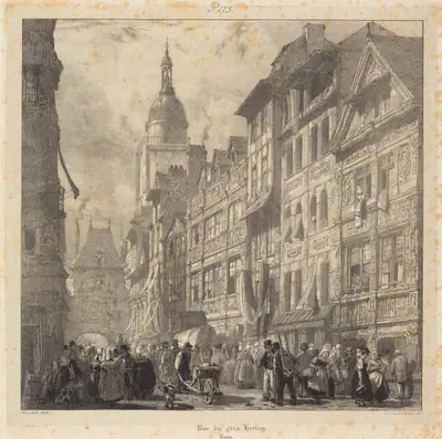 Rue du gros-horloge, Rouen