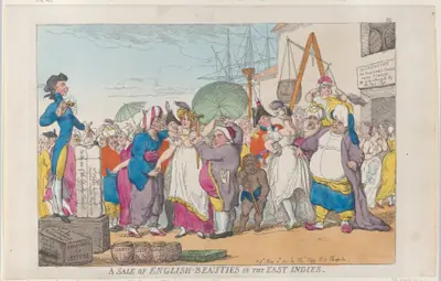 A Sale of English-Beauties in the East Indies