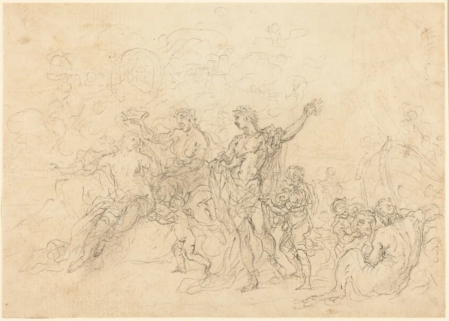 The Marriage of Bacchus and Ariadne by Francesco Solimena