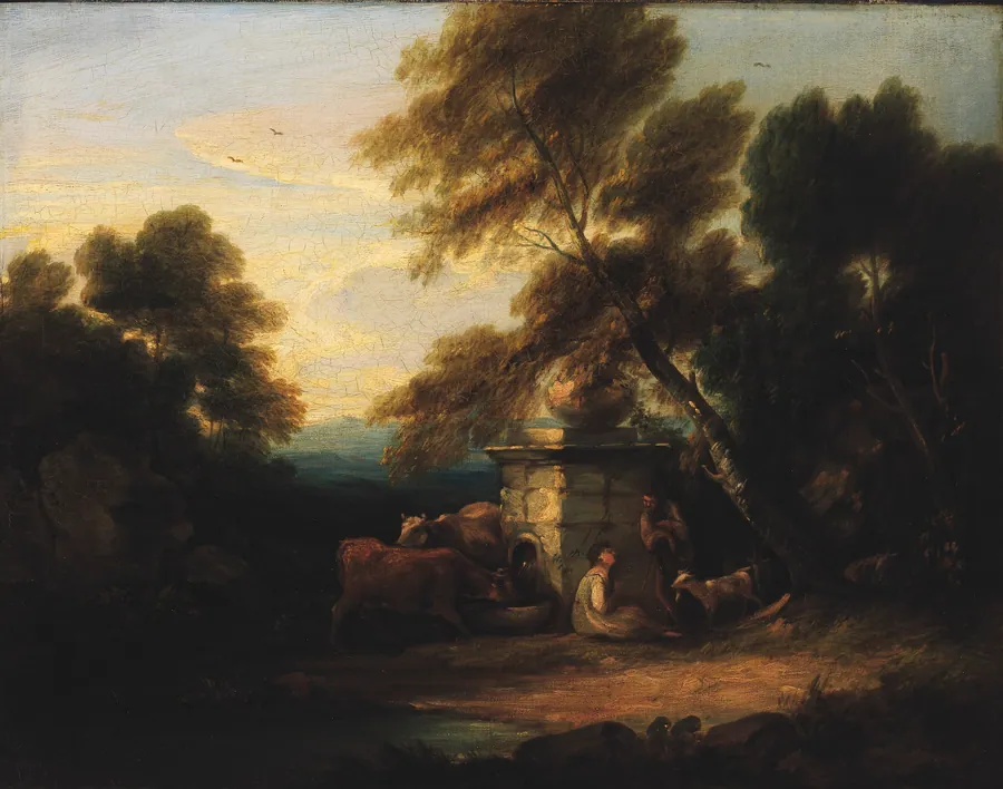 Small Landscape by Unidentified (British)