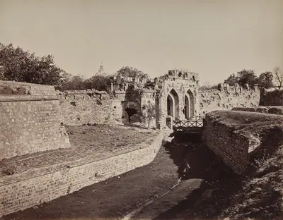 Delhi. The Kashmire Gate. The Scene of Some Very Hard Fighting in 1857