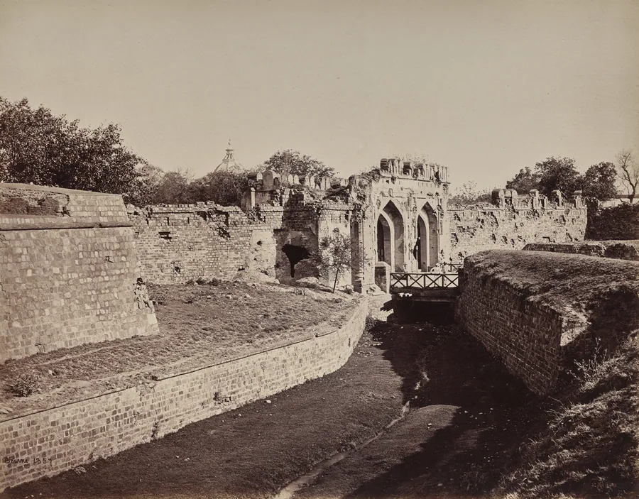 Delhi. The Kashmire Gate. The Scene of Some Very Hard Fighting in 1857 by Samuel Bourne