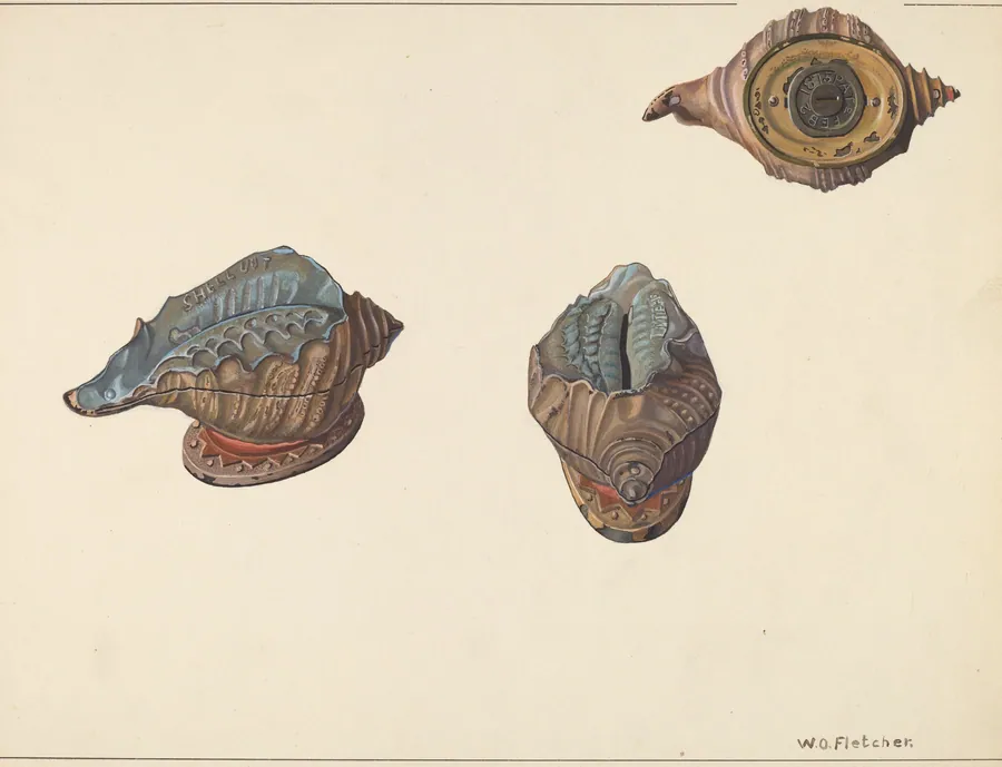 "Shell Out" Bank by William O. Fletcher
