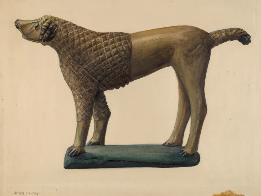 Poodle by Mina Lowry
