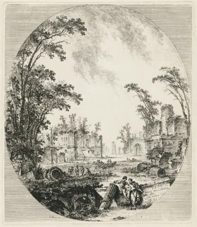 Parte dell'antica via Appia (Section of the Old Appian Way)