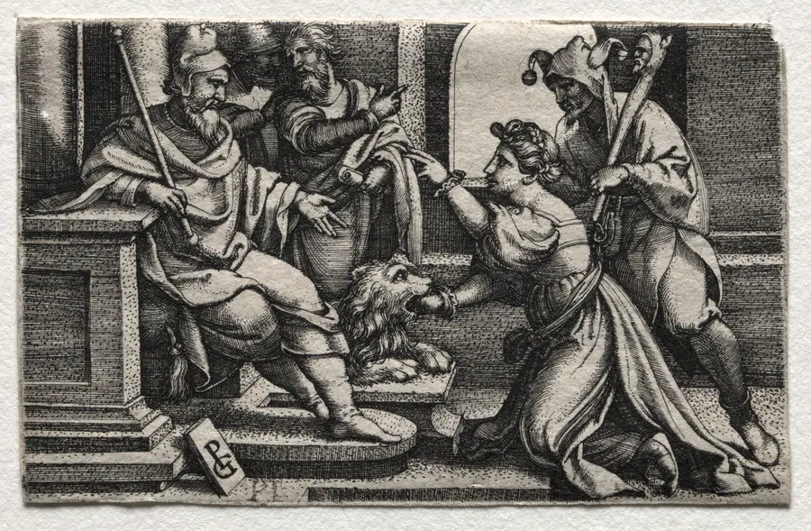The Mouth of Truth by Georg Pencz