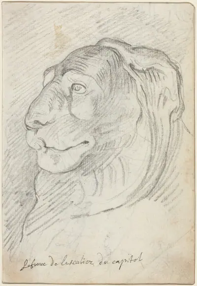 Lion's Head from the Capitoline Staircase