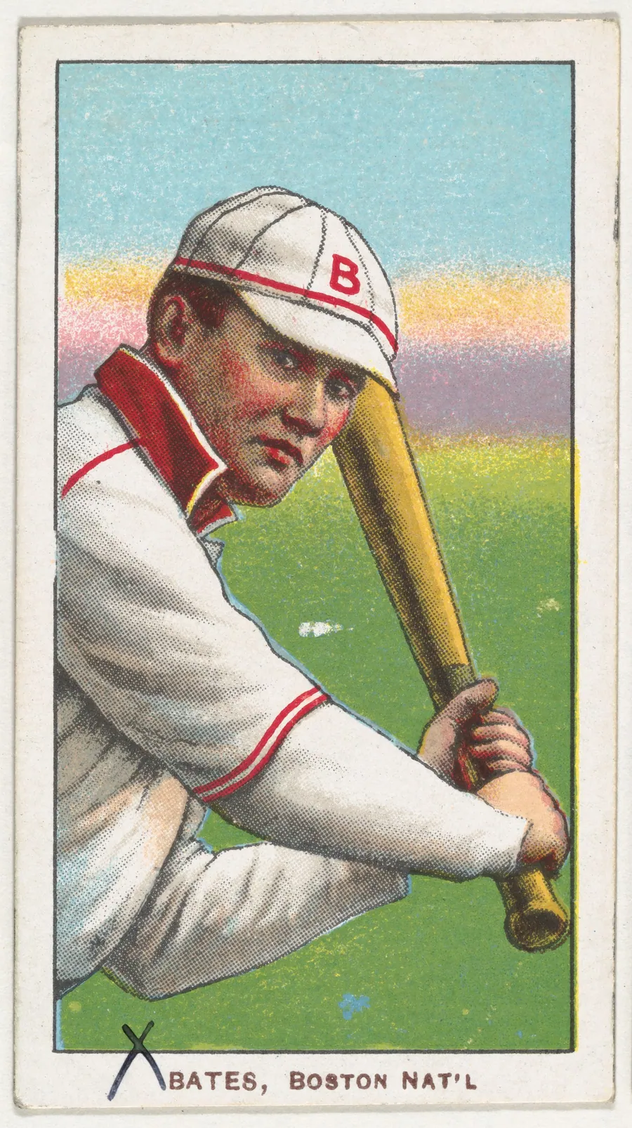 Bates, Boston, National League, from the White Border series (T206) for the American Tobacco Company by American Tobacco Company