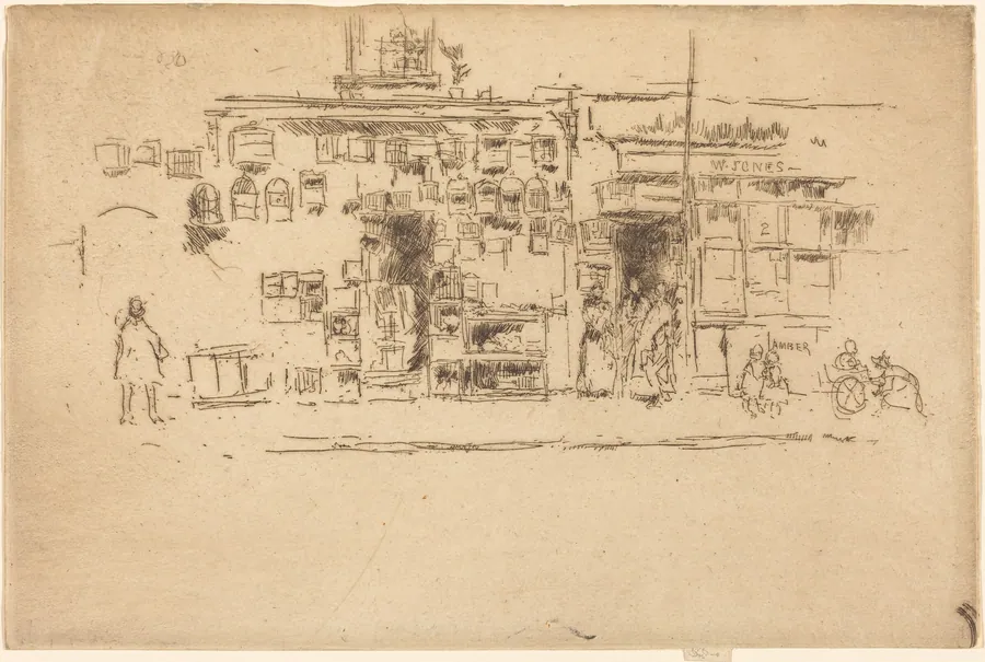 Bird-Cages Chelsea by James McNeill Whistler