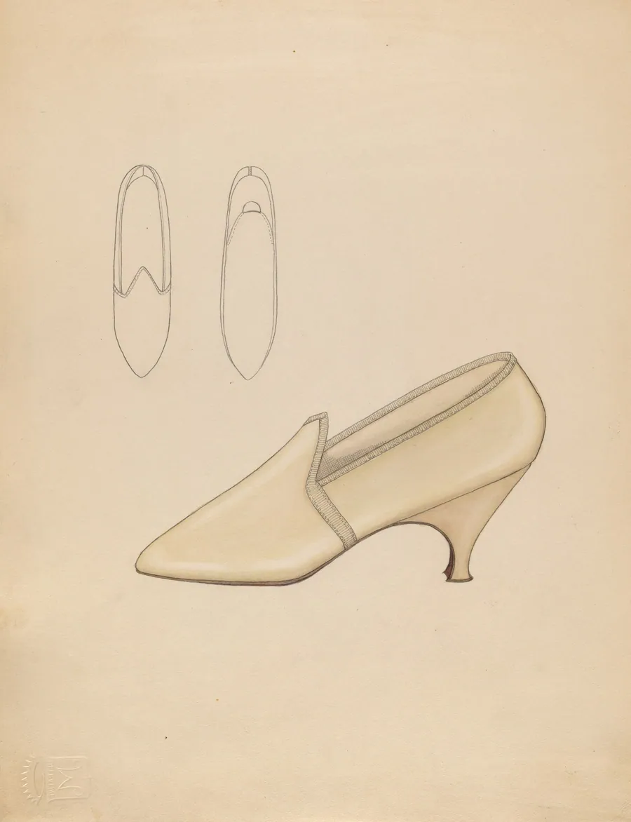 Wedding Slippers by Doris Beer