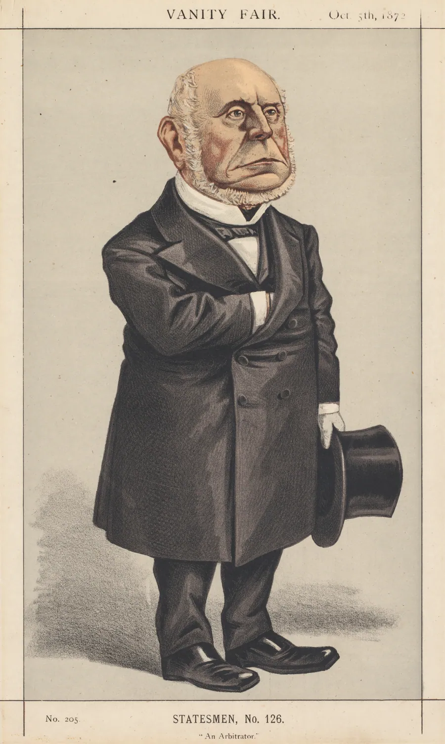 Vanity Fair: Statesman, No. 126 "An Arbitrator" by Anonymous
