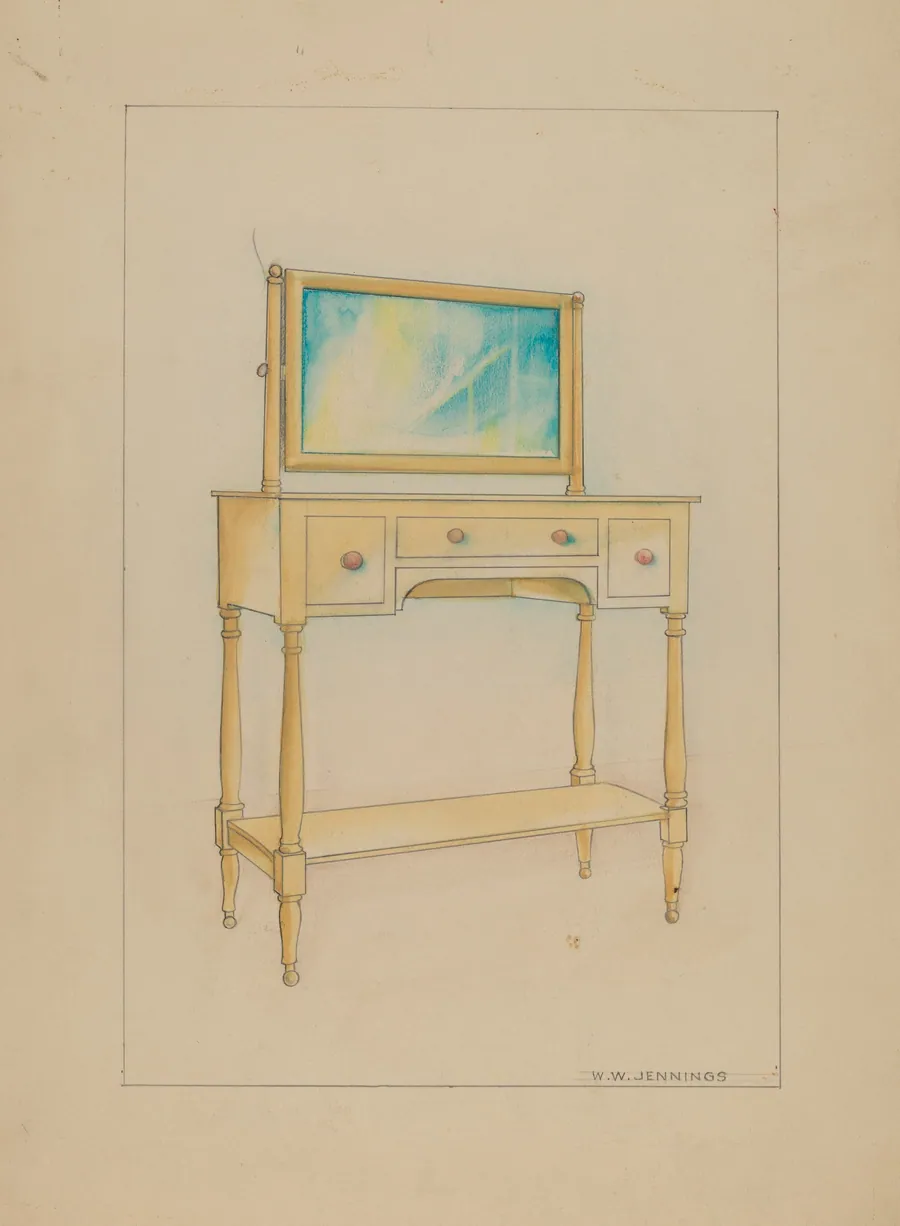 Washstand by Walter W. Jennings