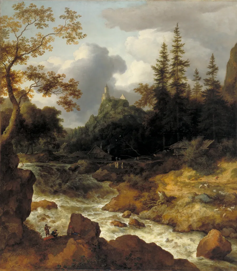 En norsk egn by Allaert van Everdingen