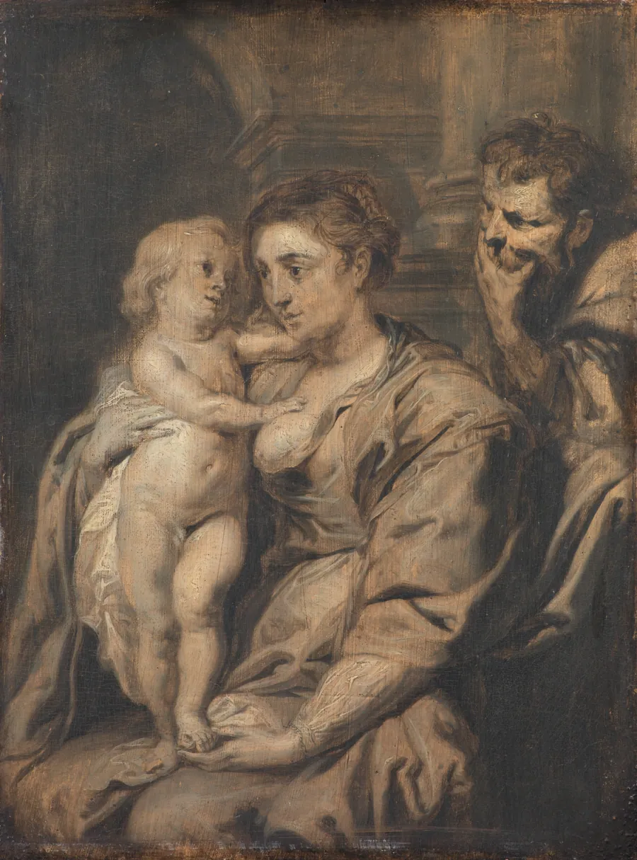 Den hellige Familie by Ubekendt