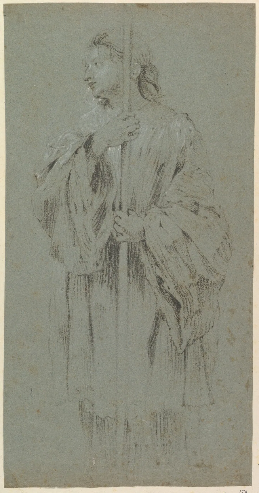A Young Acolyte Bearing a Staff by Anthony van Dyck