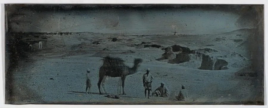 Desert near Alexandria (74. Près d’Alexandrie. Le désert. 1842.) by Joseph-Philibert Girault de Prangey
