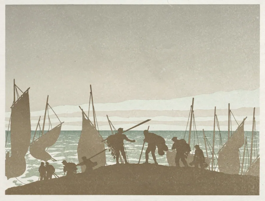 The Wandering Jew: The Fishermen by Henri Rivière
