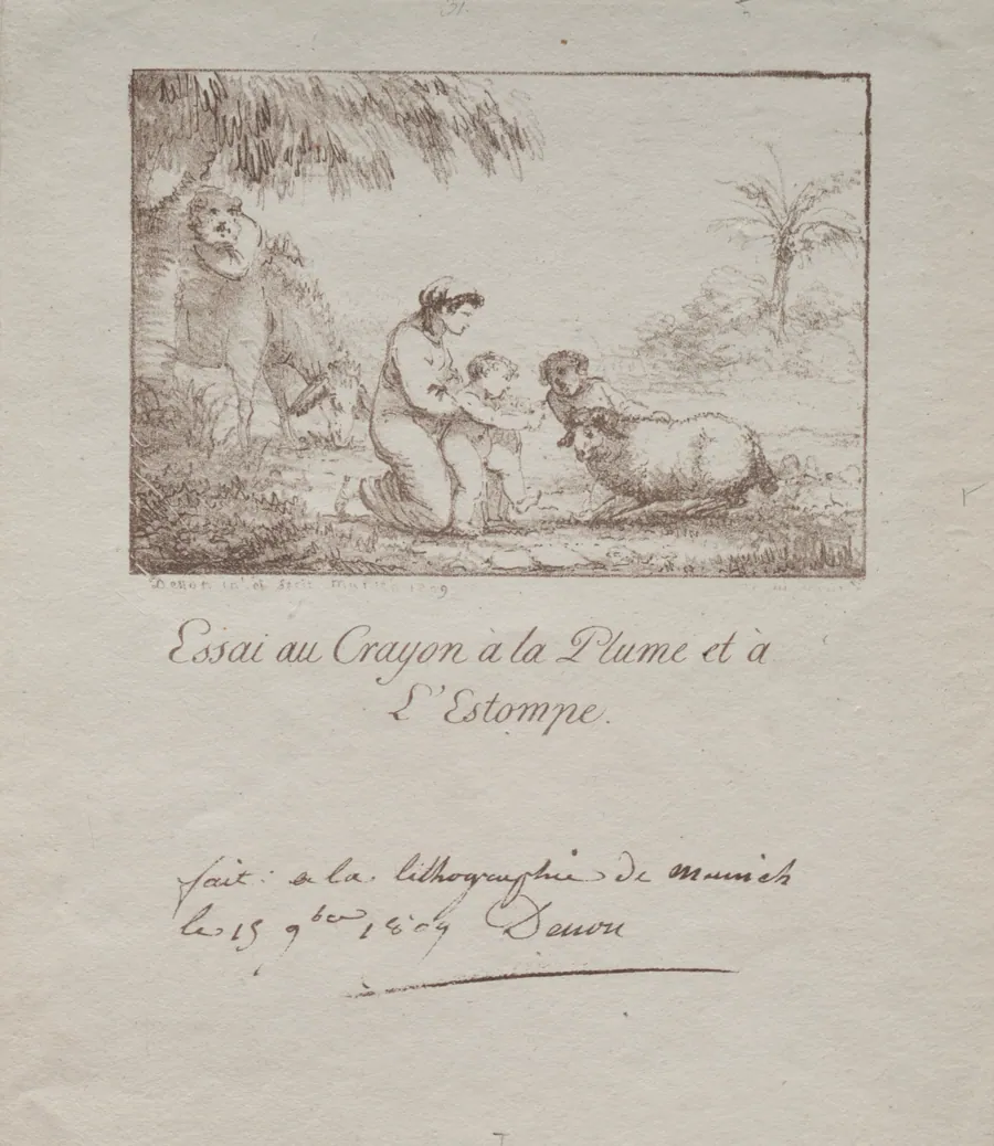 Holy Family on the Flight into Egypt by Dominique Vivant Denon