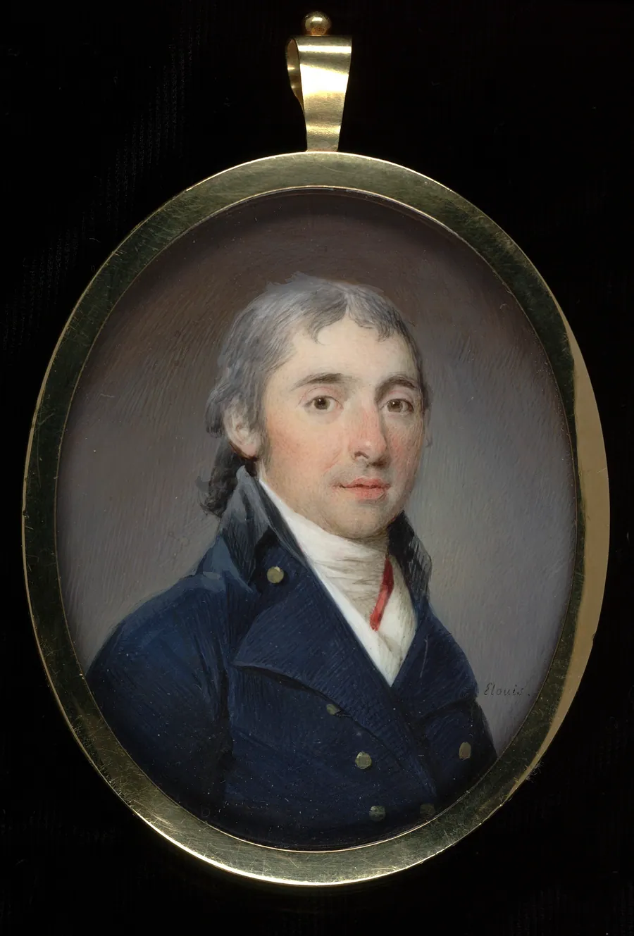Augustus Fricke by Jean Pierre Henri Elouis, French, born Caen, France 1755-died Caen, France 1840
