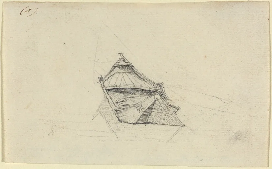 Seine Boat for "Le Pont-au-Change" by Charles Meryon