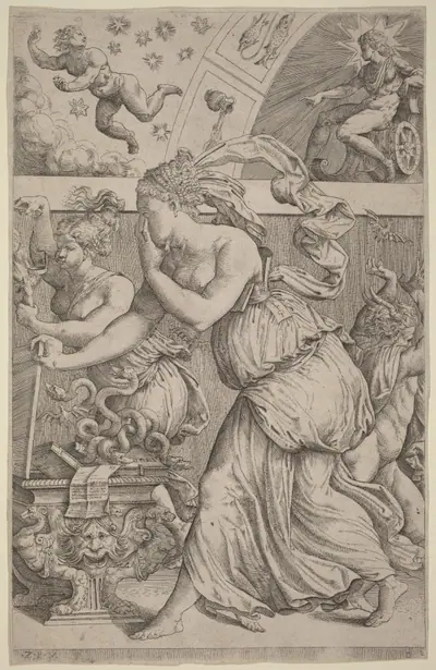Pandora Opening Her Box