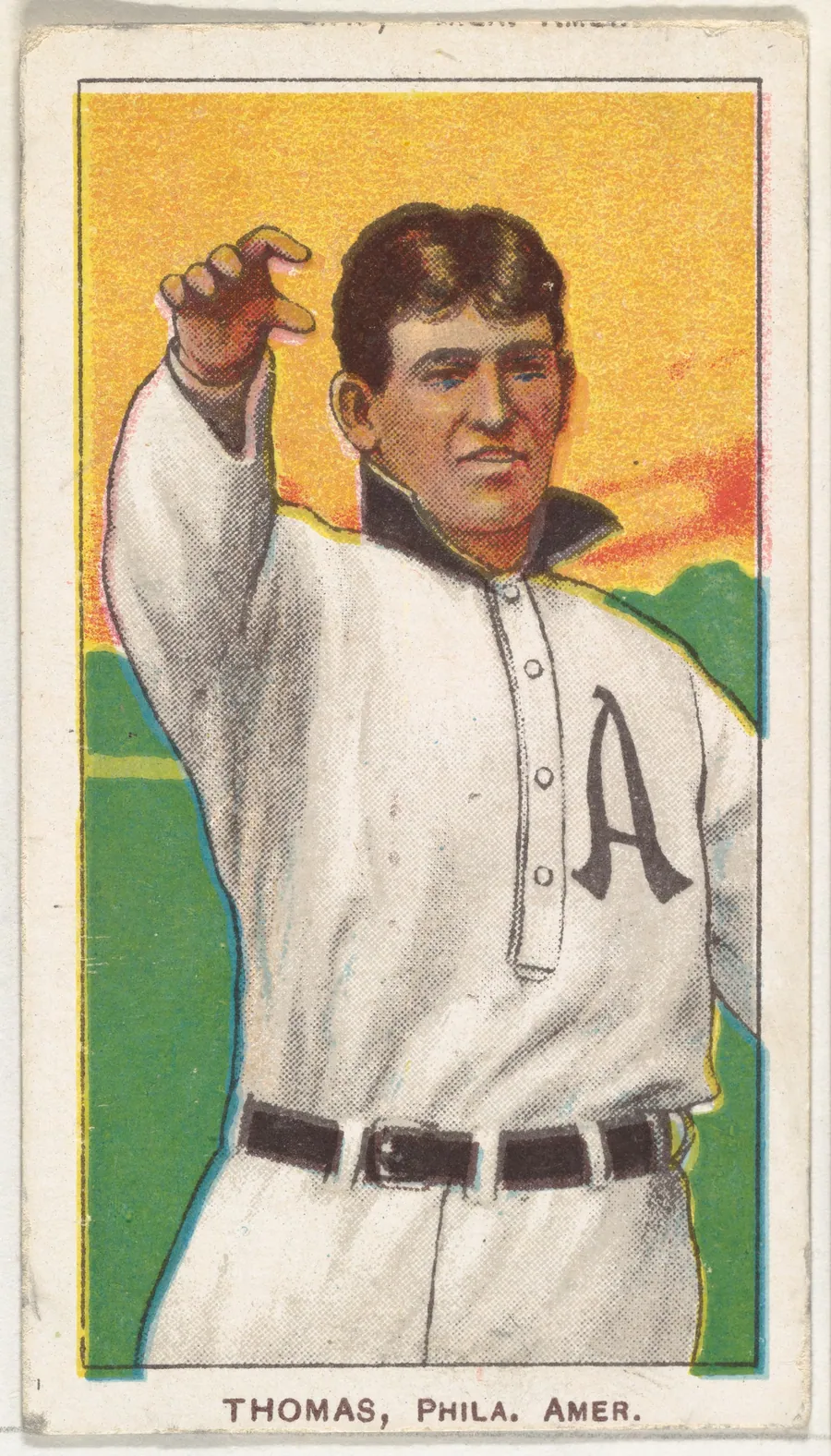 Thomas, Philadelphia, American League, from the White Border series (T206) for the American Tobacco Company by American Tobacco Company