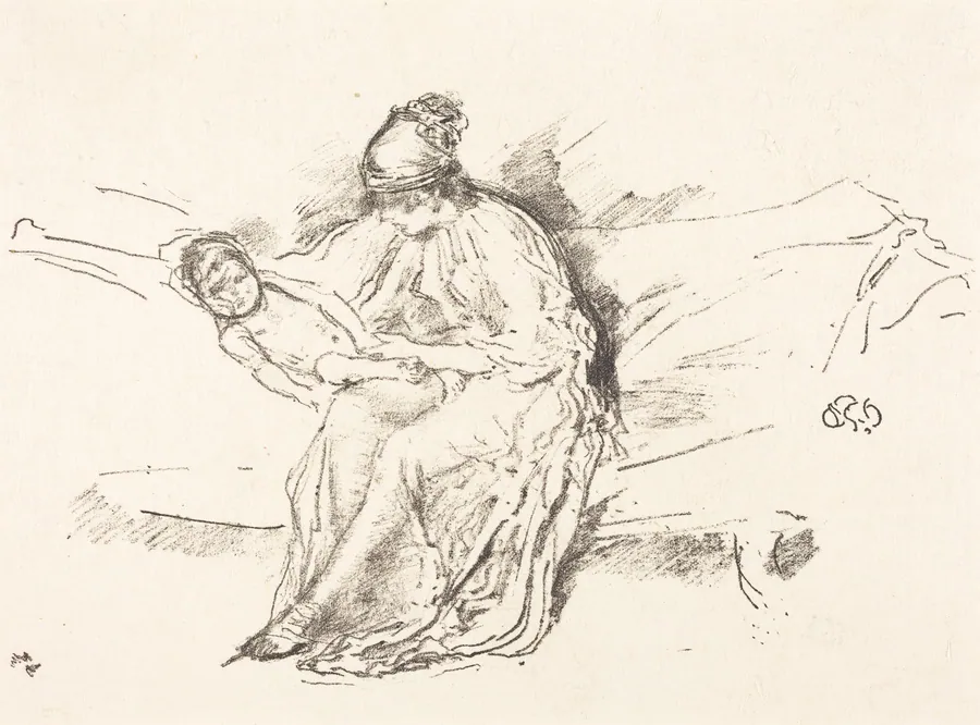 Mother and Child, No. 4 by James McNeill Whistler