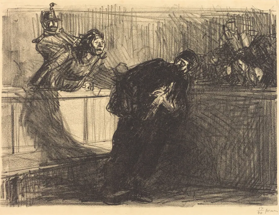 L'avocat invectivé (The Lawyer Abused) by Jean-Louis Forain