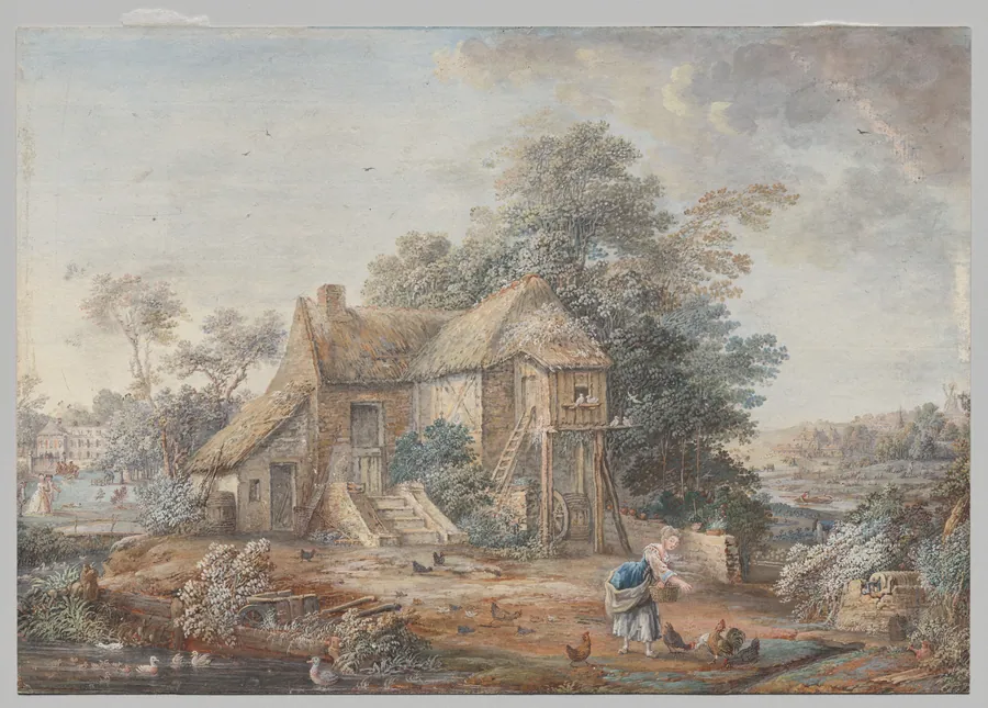 Le Petit Trianon, Versailles by Louis-Nicolas van Blarenberghe