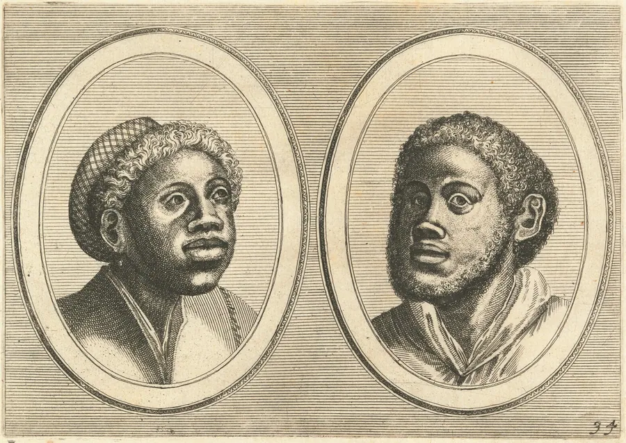 "Bruyntje Springh-in'-t- Bed" and "Flip de Duyvel" by Johannes van Doetechum the Elder