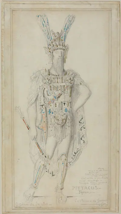 Pittacus the Tyrant in War Costume