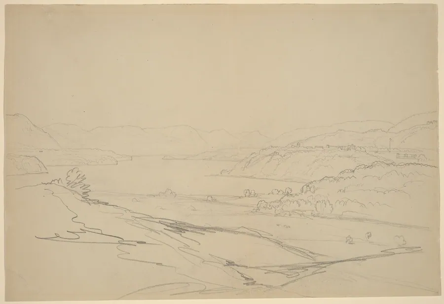 West Point from Storm King by John William Casilear